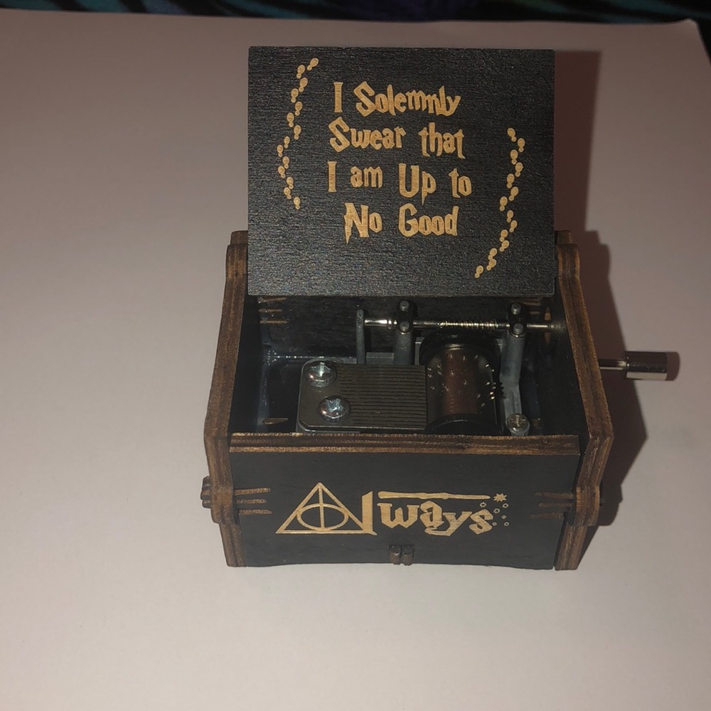Wood music box